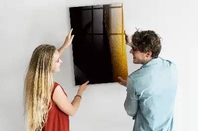 Magnetic dry erase board dark beer inspired design