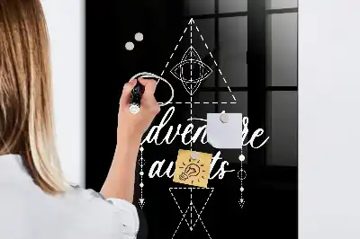Dry erase magnetic board Adventure design