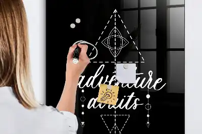 Dry erase magnetic board Adventure design