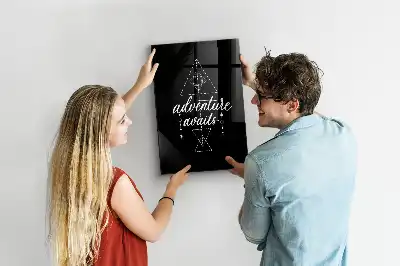 Dry erase magnetic board Adventure design