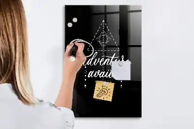 Dry erase magnetic board Adventure design