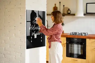 Magnetic dry erase board adventure design