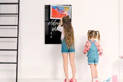 Magnetic dry erase board adventure design