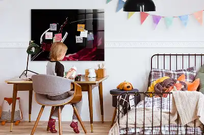 Magnetic dry erase board wine
