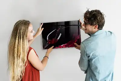 Magnetic dry erase board wine