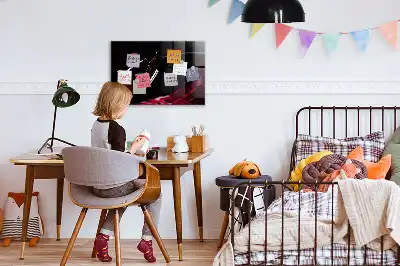 Magnetic dry erase board wine