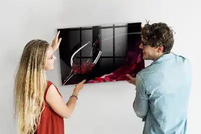 Magnetic dry erase board wine