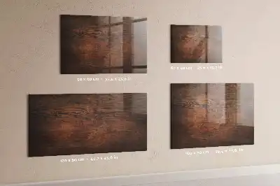 Magnetic erase board with an old wood frame