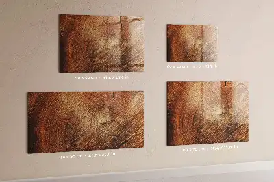 Magnetic dry erase board with an old tree trunk design frame
