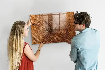 Magnetic dry erase board with a decorative wood frame