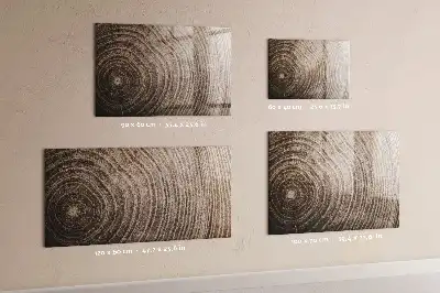 Magnetic erase board tree trunk design