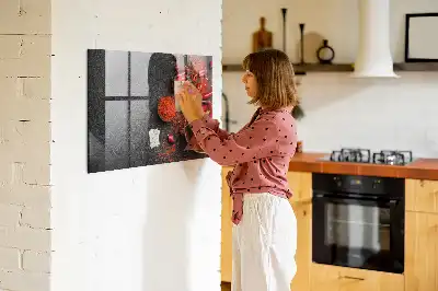 Magnetic dry erase board red peppers