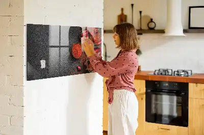 Magnetic dry erase board red peppers
