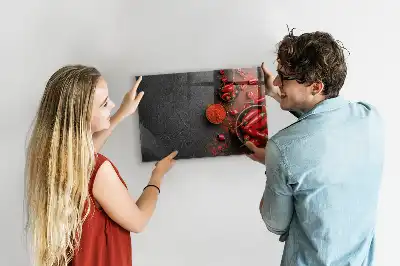 Magnetic dry erase board red peppers
