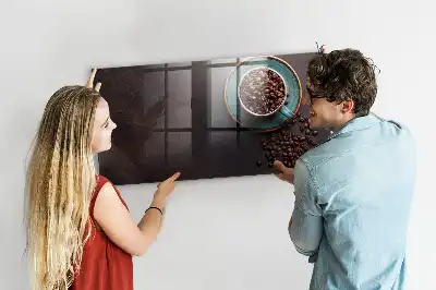 Magnetic dry erase board cup of coffee