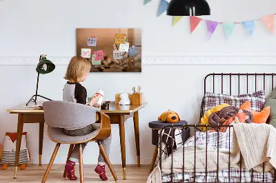 Dry erase board magnetic