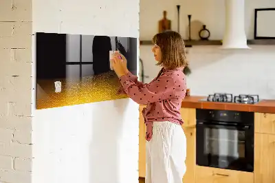 Magnetic dry erase board orange juice