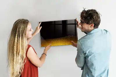 Magnetic dry erase board orange juice