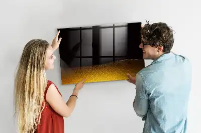Magnetic dry erase board orange juice