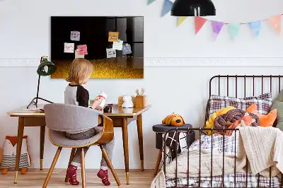 Magnetic dry erase board orange juice