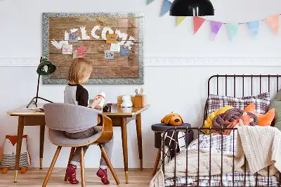 Magnetic erase board welcome sign