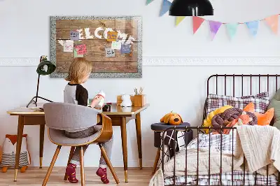 Magnetic erase board welcome sign