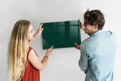 Magnetic dry erase board with leaf pattern