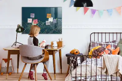 Magnetic erase board mountain sketch design
