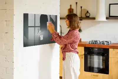 Magnetic erase board wanderer in the dark design