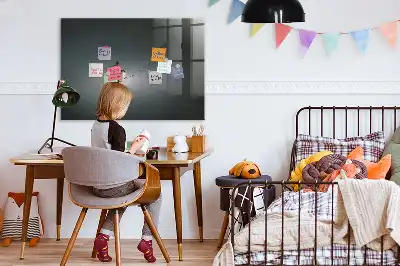 Magnetic erase board wanderer in the dark design