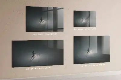 Magnetic erase board wanderer in the dark design