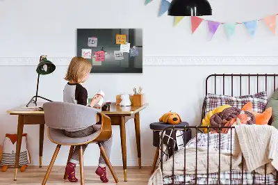 Magnetic erase board wanderer in the dark design