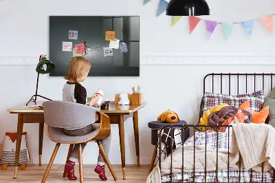 Magnetic erase board wanderer in the dark design
