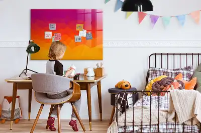 Magnetic dry erase board sunrise desk model