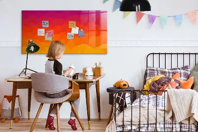 Magnetic dry erase board sunrise desk model