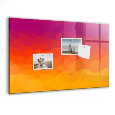 Magnetic dry erase board sunrise desk model