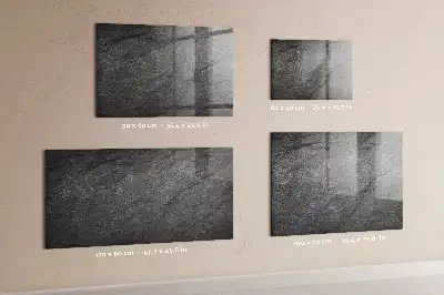 Magnetic erase board volcanic rock style