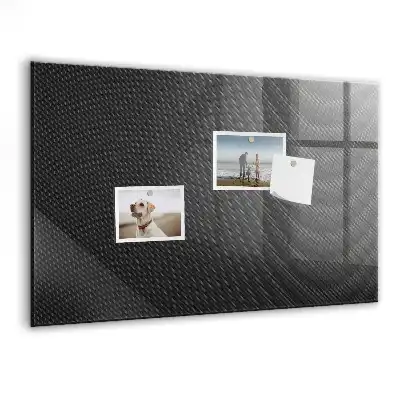 Magnetic dry erase board with dark abstract design