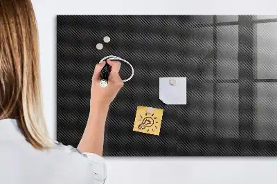 Magnetic dry erase board with dark abstract design