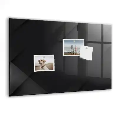 Magnetic dry erase board with dark wall pattern