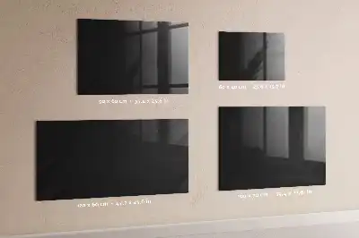 Magnetic dry erase board with dark wall pattern