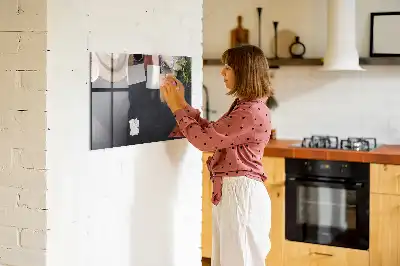 Magnetic dry erase board vacation design