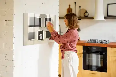 Magnetic erase board with retro frame