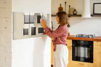 Magnetic erase board with retro frame
