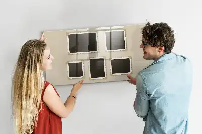 Magnetic erase board with retro frame