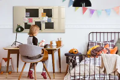 Magnetic erase board with retro frame