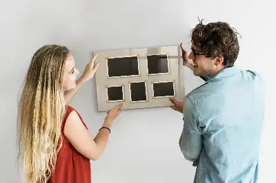 Magnetic erase board with retro frame