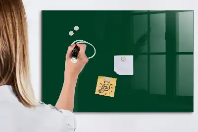 Magnetic erase board bottle green