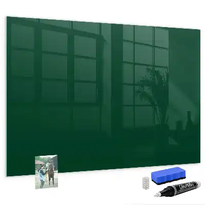 Magnetic erase board bottle green