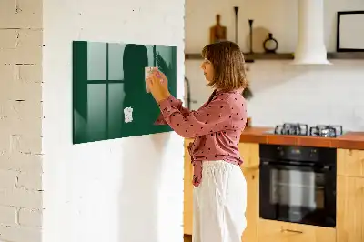 Magnetic erase board bottle green
